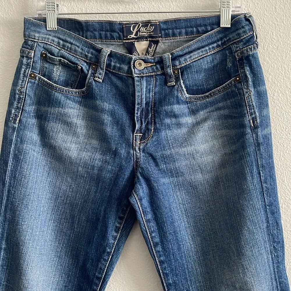 Lucky Brand Summer Sweet N Low Crop Jean Size 29 - Picture 2 of 7